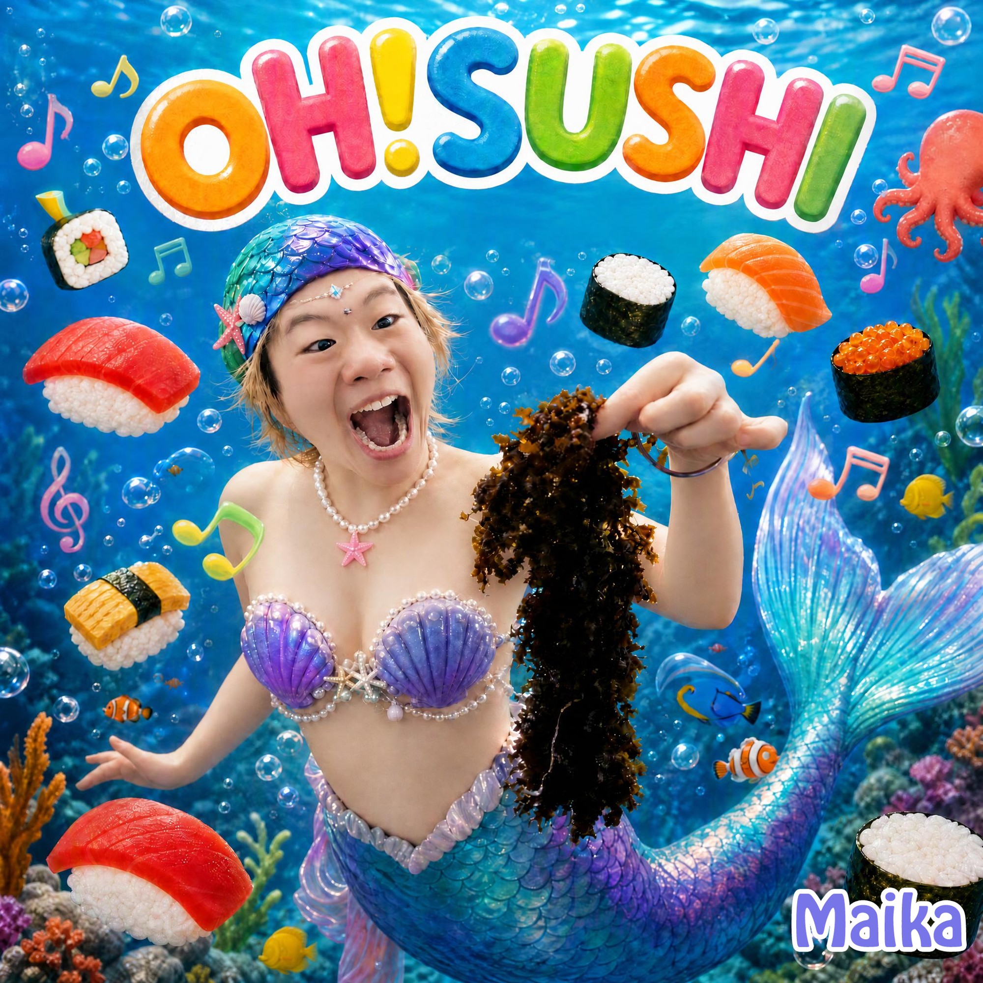 この夏、日本中、そして世界中がお寿司で踊り出す！『ブスかわいい』で強烈なインパクトを残した舞香が、待望の第2弾シングル『Oh Sushi』を8月16日“とろの日”に全世界デジタルリリース！無限リピート100％の"おすしポップ"が誕生！