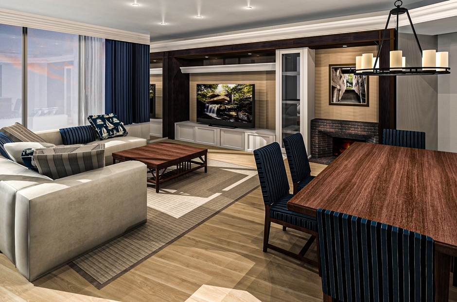 【コーディネート事例】異素材合わせの内装で上質なアメリカンカジュアルを実現