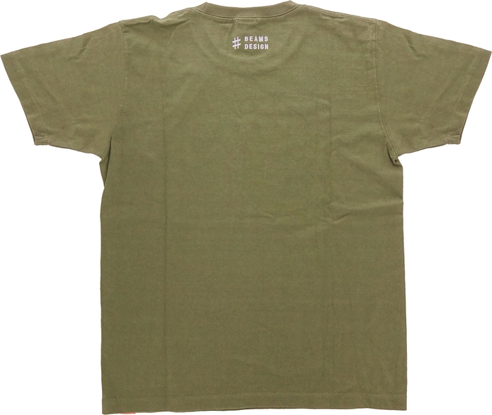 オリジナルTシャツ オリーブ(裏)
