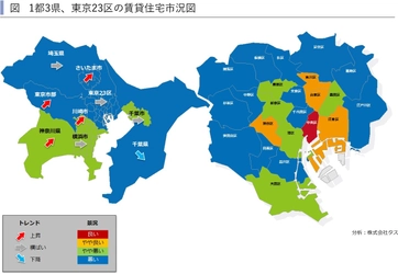 2018年第4四半期　 1都3県賃貸住宅市況図と東京23区ハイクラス賃貸住宅の市場動向 ～賃貸住宅市場レポート 首都圏版・関西圏・中京圏・福岡県版　2019年5月～