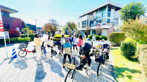 4月から自転車ヘルメットの着用努力義務が親世代にも　 子ども乗せ自転車の交通安全を体験する親子フェスタを豊洲で開催