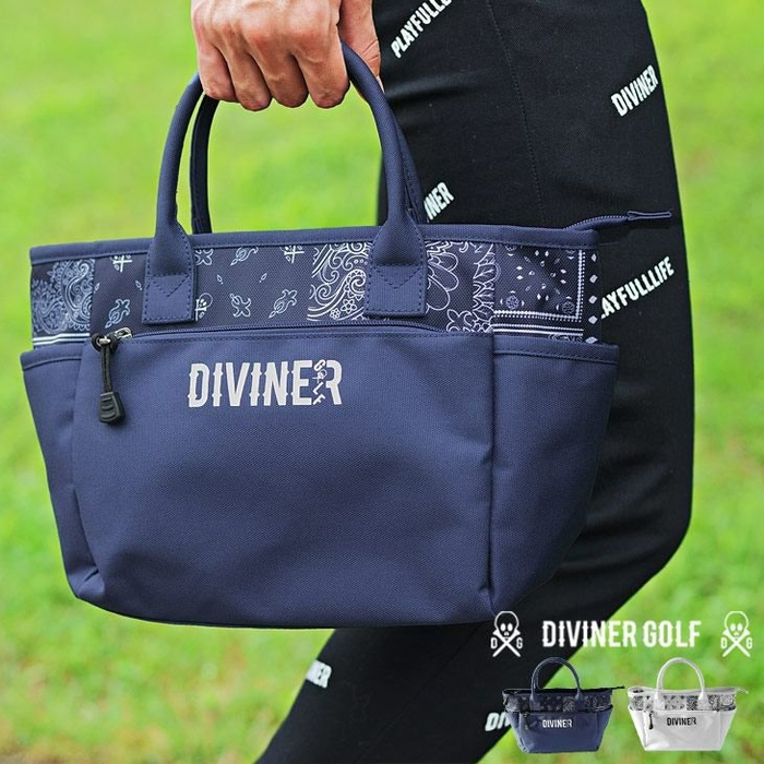 【DIVINER GOLF】ペイズリーカートバッグ