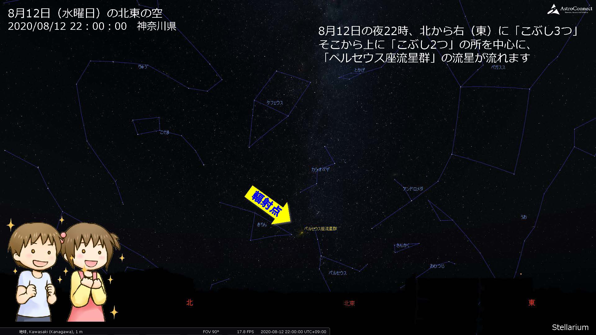 天文イベント 多くの流れ星が見られる ペルセウス座流星群 が見ごろに Newscast