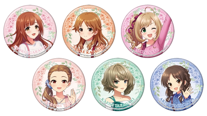 グリッター缶バッジ(全6種)