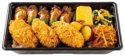 贅沢牡蠣三昧 牡蠣づくし弁当 1,010円(税込1,090円)