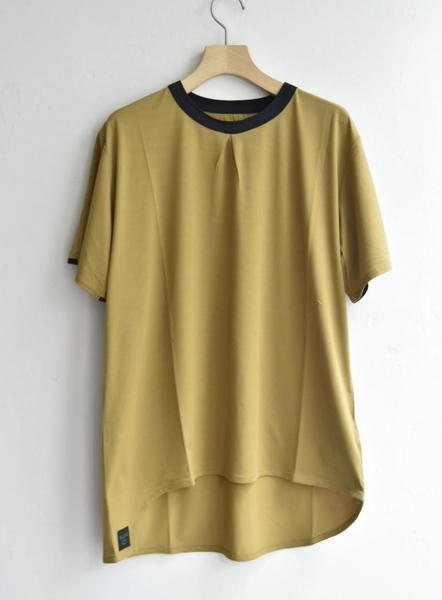 <Mountain Pass top Short_Sleeve> :yellow ocher