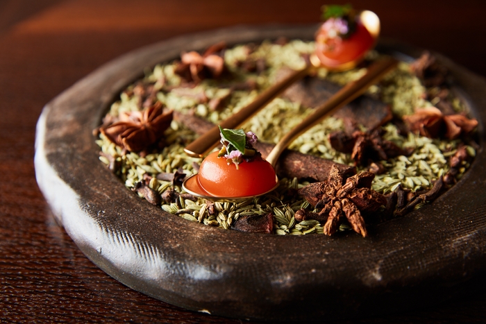 テーマ:寺院/料理名:Offering(捧げもの)1