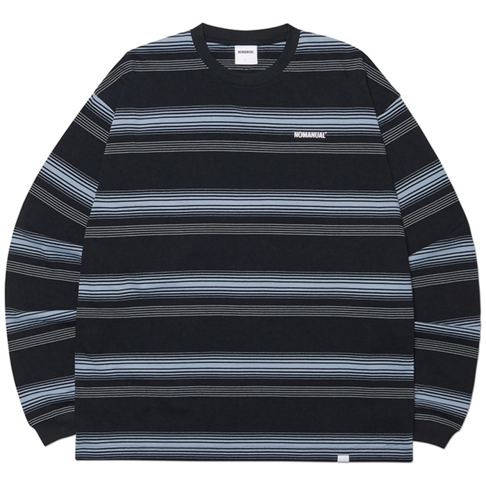 NM STRIPED LONG SLEEVE TEE 12,100円(税込)