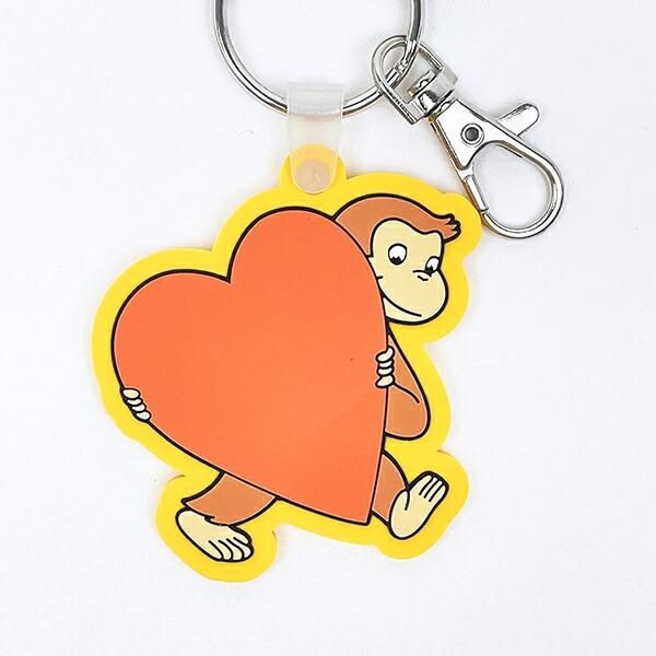 おさるのジョージラバーキーホルダー