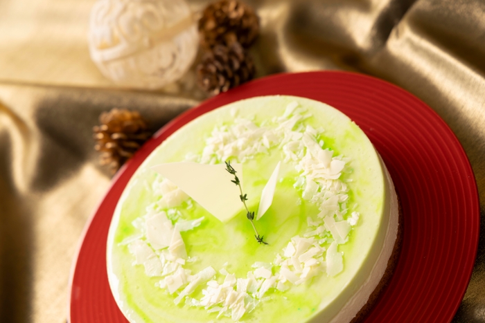 冬の祝福の星~マスカットとホワイトチョコのムース