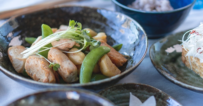 Re-食器 深緑(使用例4)