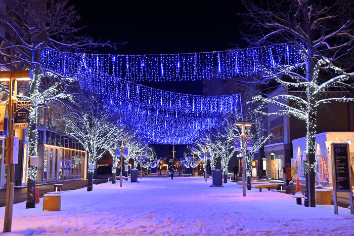 買物公園 アイスフォールイルミネーション(2)