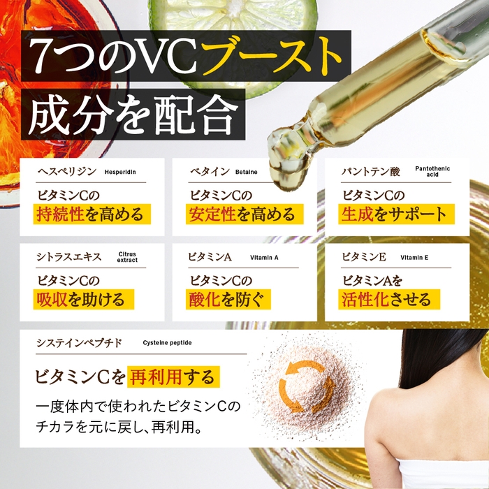 7つのビタミンCブースト成分