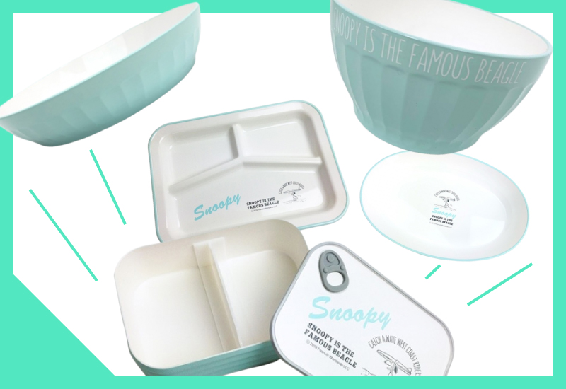 絶妙の色加減。スヌーピーのミントシリーズ♪