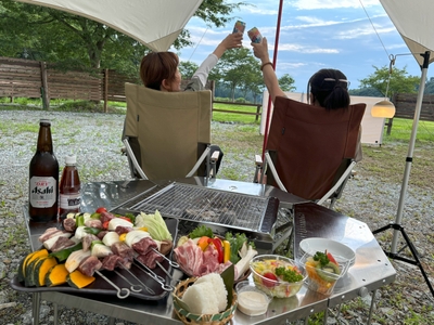 グランピングでいたれりつくせりのアウトドア体験