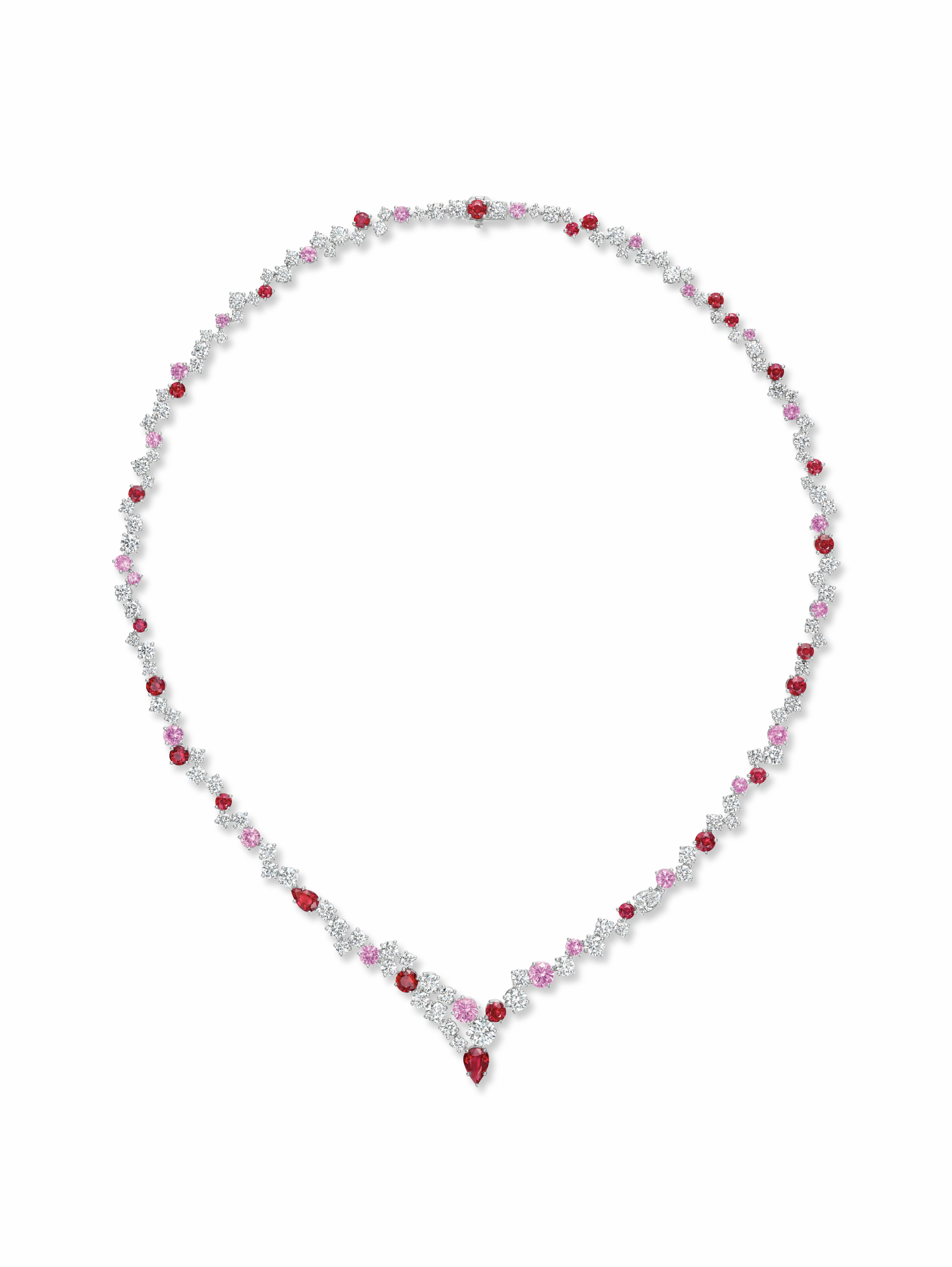 スパークリングクラスター・ネックレス