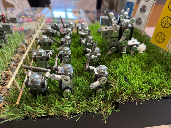 一例:廃材を用いたメタルアート作品(1)