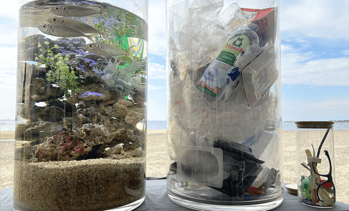 2050年海洋プラスチック体験