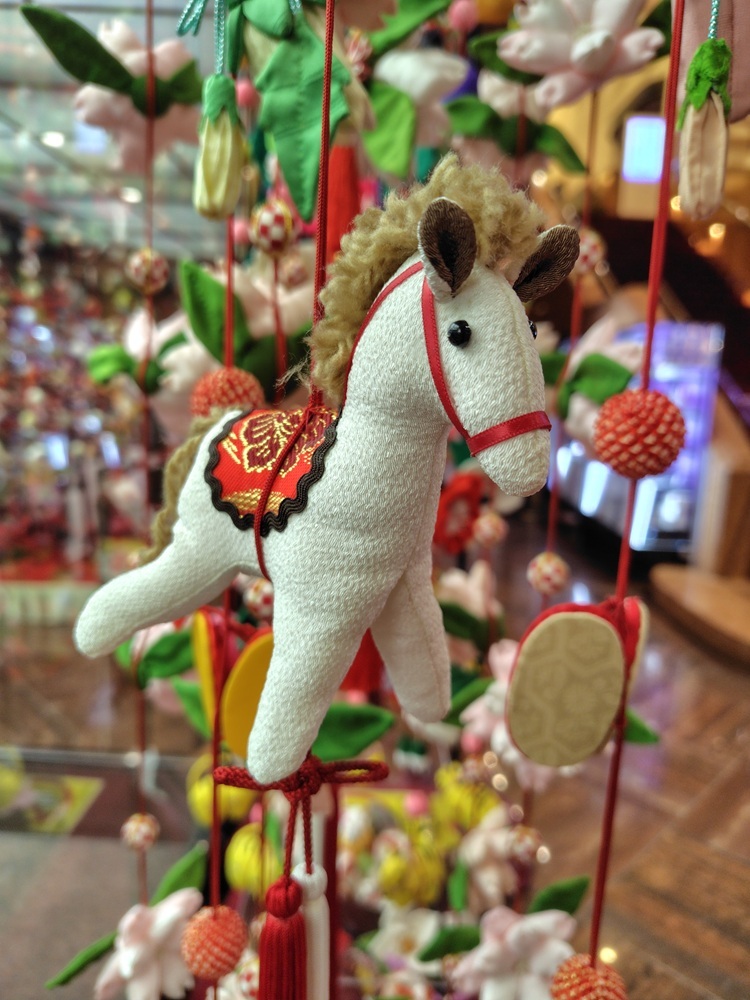 つるし飾り展示(2)