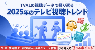 「TVAL」の視聴データで振り返る、2025年のテレビ視聴トレンド