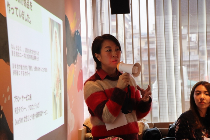 ▲チェルカトラベル代表:井上ゆき子氏 女性と男性では旅の目的がまったく違うことに着目し、女性目線の旅の開発や展開を行う