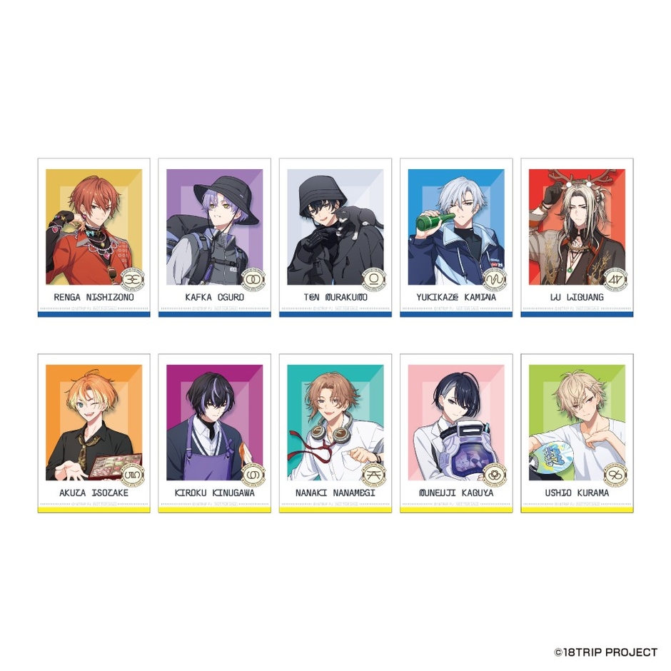 ▲チェキ風カード 前半(全10種) 配布期間:11/7 (金)~11/22(土)