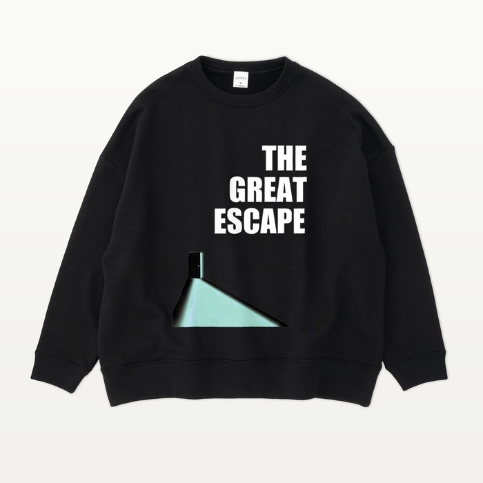 MIDDLA×TRICERATOPS Premium Wide Sweat ¥17,600(税込)