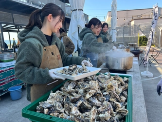 冬限定「牡蠣小屋」が12月1日からオープン！ 明石・大蔵海岸のBBQ場ZAZAZAで冬の味覚を満喫