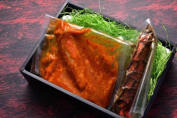 タラバガニのチリクラブ