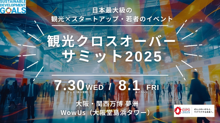 観光クロスオーバーサミット2025 キービジュアル