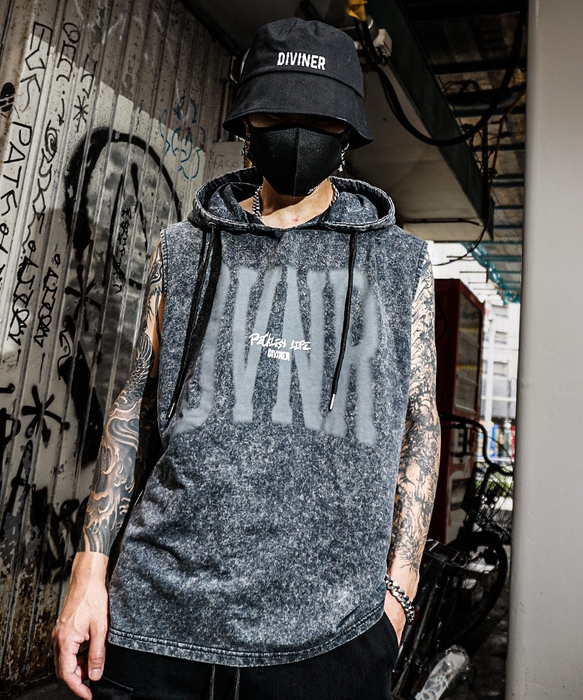 Ephemeral Logo NoSleeve Hoodie(ケミカル)