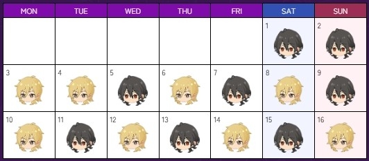 誕生日特別公演開催スケジュール