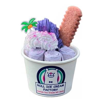 ROLL ICE CREAM FACTORY 石垣島ココナッツテラス店限定で 新メニュー「沖夢紫モンブラン」を8月18日(金)より販売開始