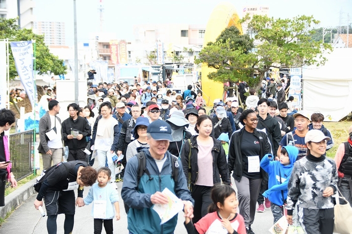 ウォーキング風景