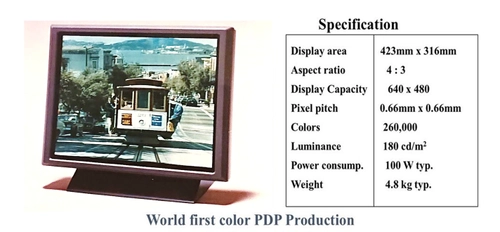 世界初の21インチカラープラズマテレビが 歴史的技術を称える「IEEEマイルストーン」に認定
