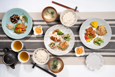 健美創菜メニュー 食卓イメージ