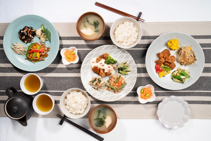 健美創菜メニュー 食卓イメージ