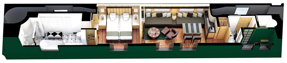 瑞風ザ・スイート1車両イメージ