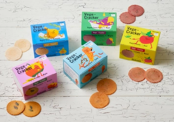 素材が見える自然のお菓子Biokashi(ビオカシ)に 新シリーズ「Biokashi Vege-Cracker(ベジクラッカー)」が登場！