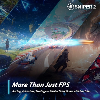 シューティングゲームだけでなく、アクションRPGやレーシングゲームなど、幅広いジャンルに対応します