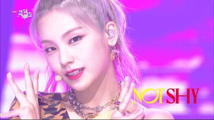 ITZY・イェジ（Licensed by KBS Media Ltd. ⓒ KBS. All rights reserved）