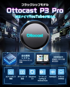「楽天スーパーSALE」限定公開キャンペーン 対象商品 OttoAibox P3 Pro！ 車内時間が“退屈”から“楽しみ”へ　 車内エンタメをもっと自由に、もっと快適に　 渋滞も待ち時間も、エンタメタイムに｜楽天公式店
