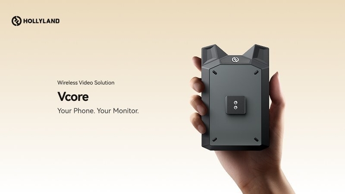 スマートフォンをプロ仕様のモニターに変える:Hollyland、軽量制作向けVcoreを発表