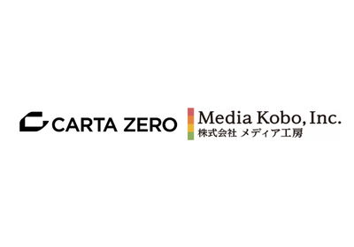 メディア工房ロゴ&CARTA ZEROロゴ