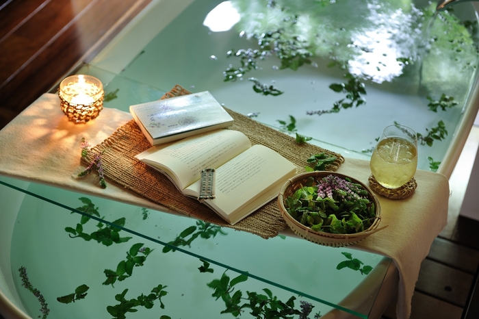 【星のや竹富島】ミントとシーショのハーブバス