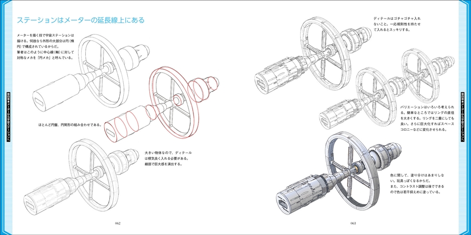 『板橋克己 零士メーターから始めるSFメカの描き方』中面04