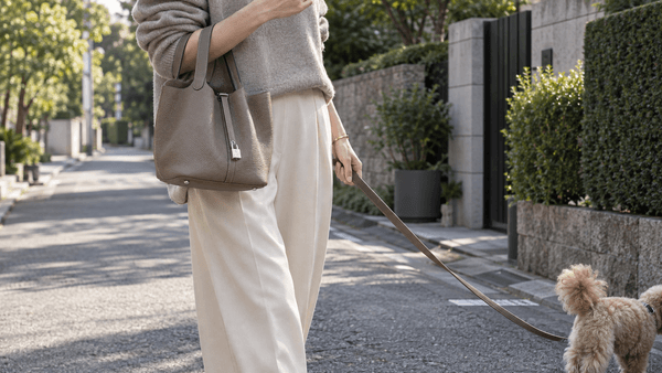 「エルメスを犬の散歩に？」Xで注目の使い方を、H3 VINTAGEバイヤーがモデル・革・色から解説