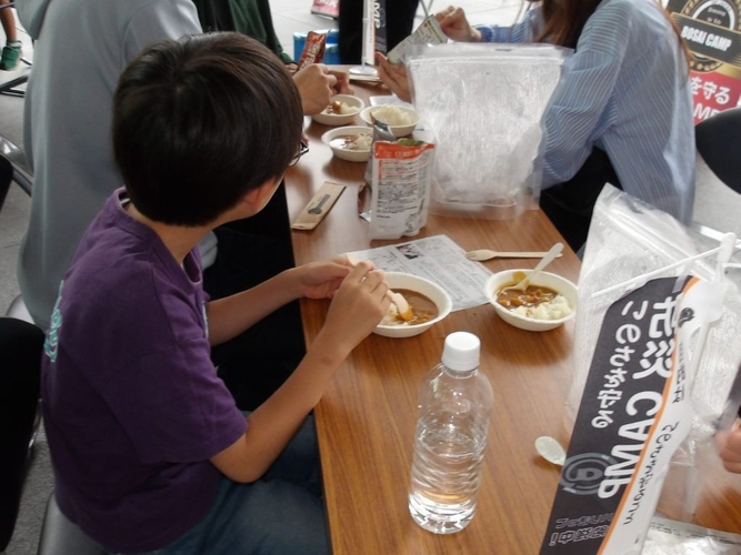 防災クッキング（前回の様子）