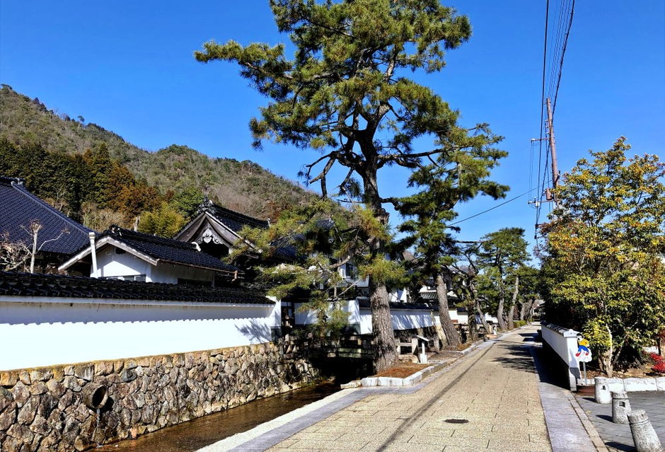 宿屋天空の裏手にある街並みの様子