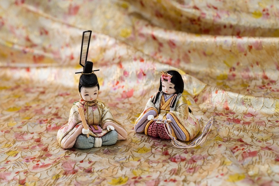 親王飾 柚々(ゆゆ)と生地